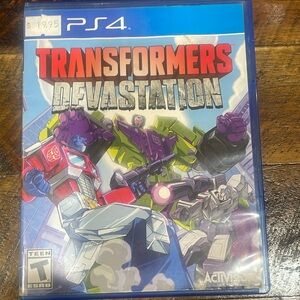Rare! Transformers Devastation PS4 Game - Rare!